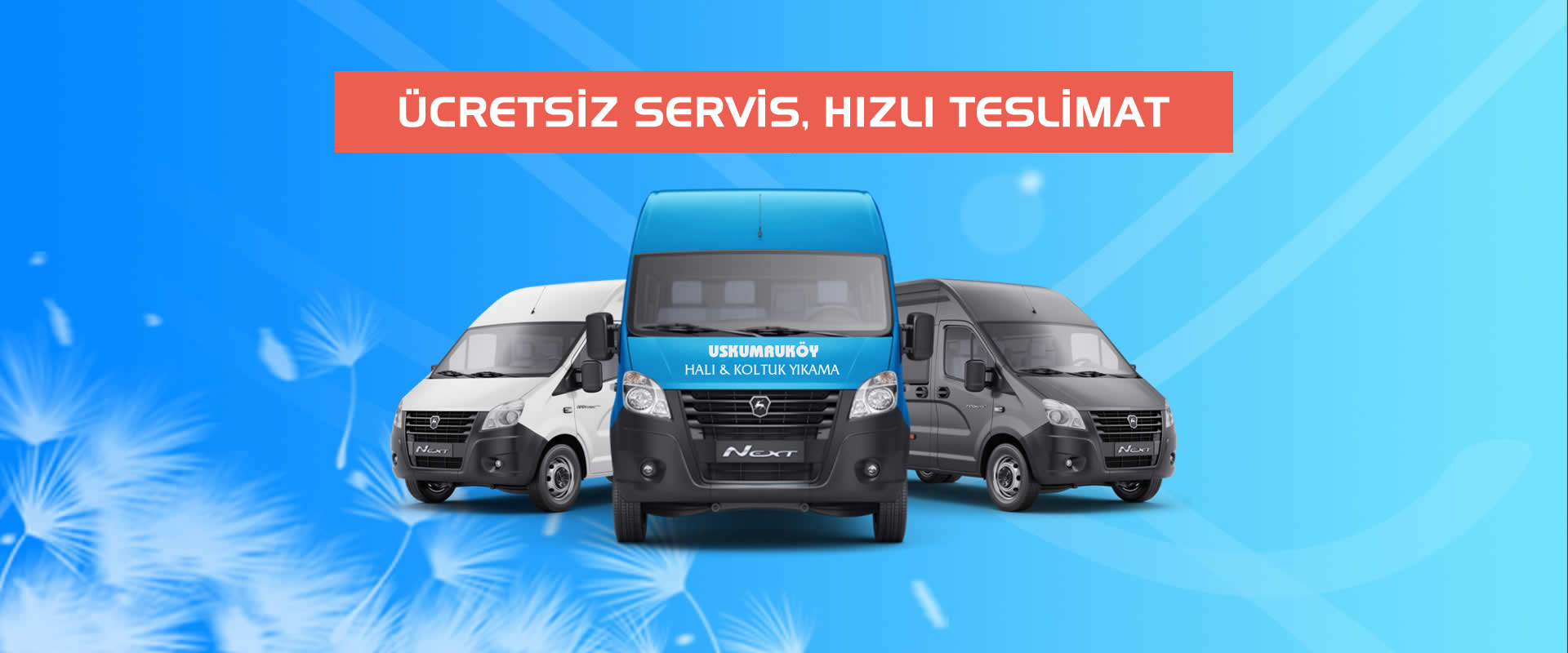 Ücretsiz servis hızlı teslimat